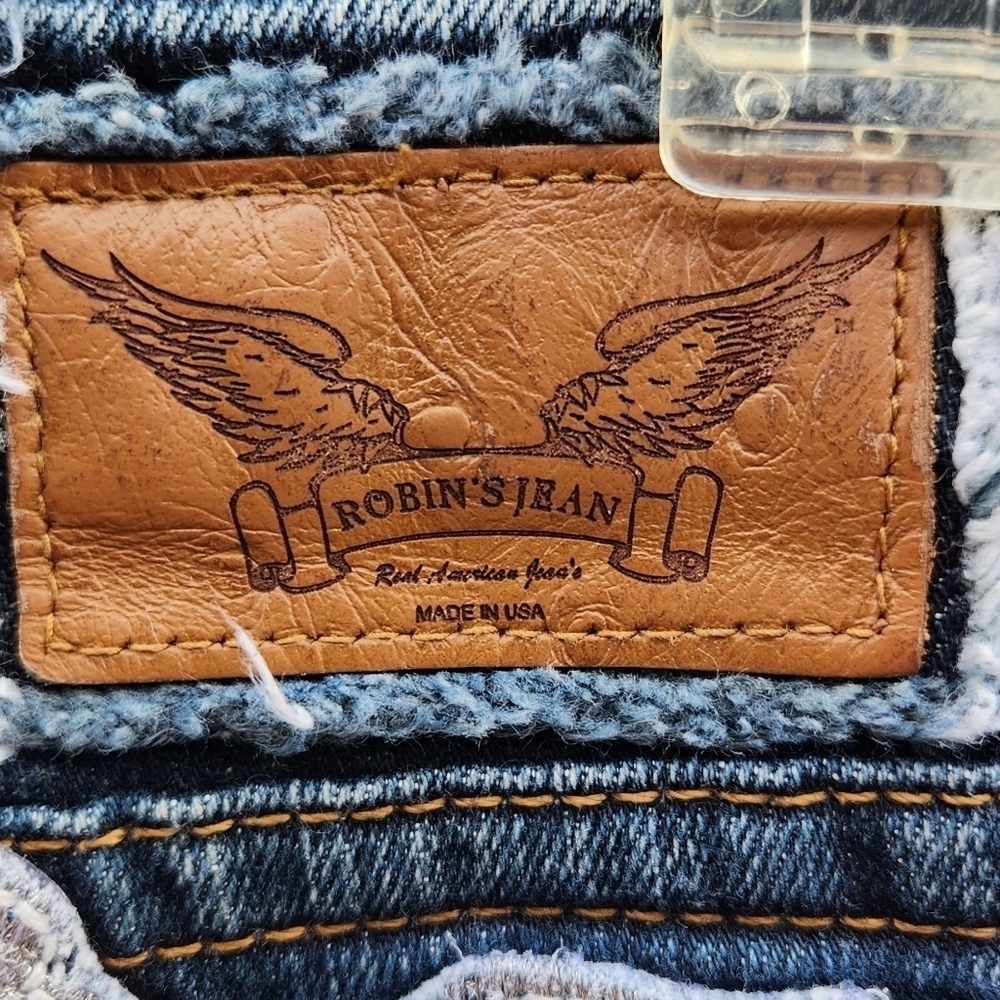 Robins Jean Straight Fit Dark Blue Denim - Picture 7 of 16